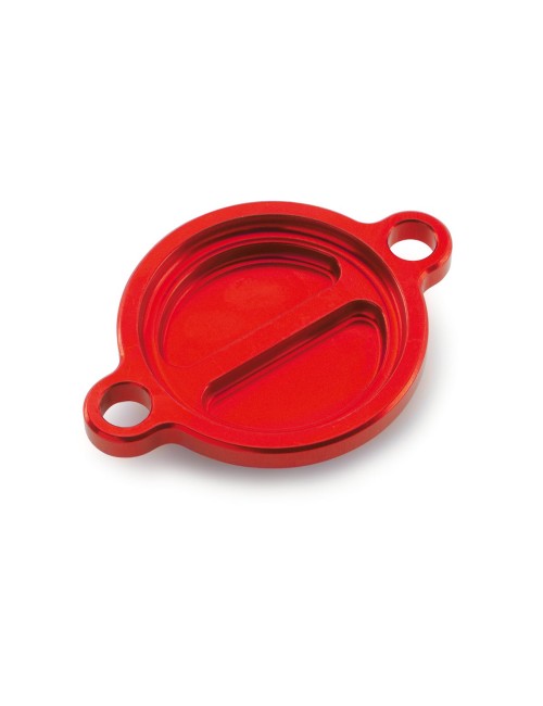 Carter de filtre à huile anodisé rouge pour GASGAS ECF/MCF (21-23)